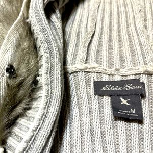 Women’s Eddie Bauer long sweater with hood